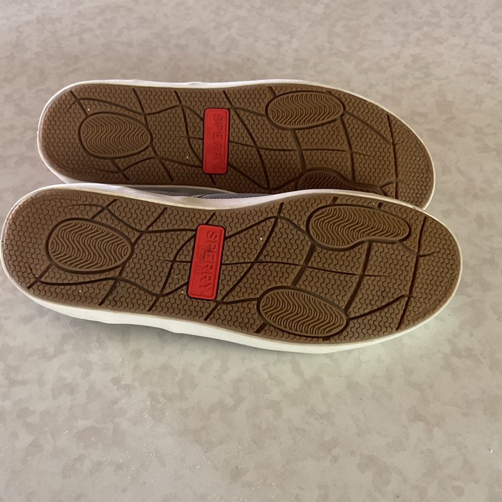 Sperry Gray and Red Men's Casual Shoes size 10.5 - Picture 5 of 5